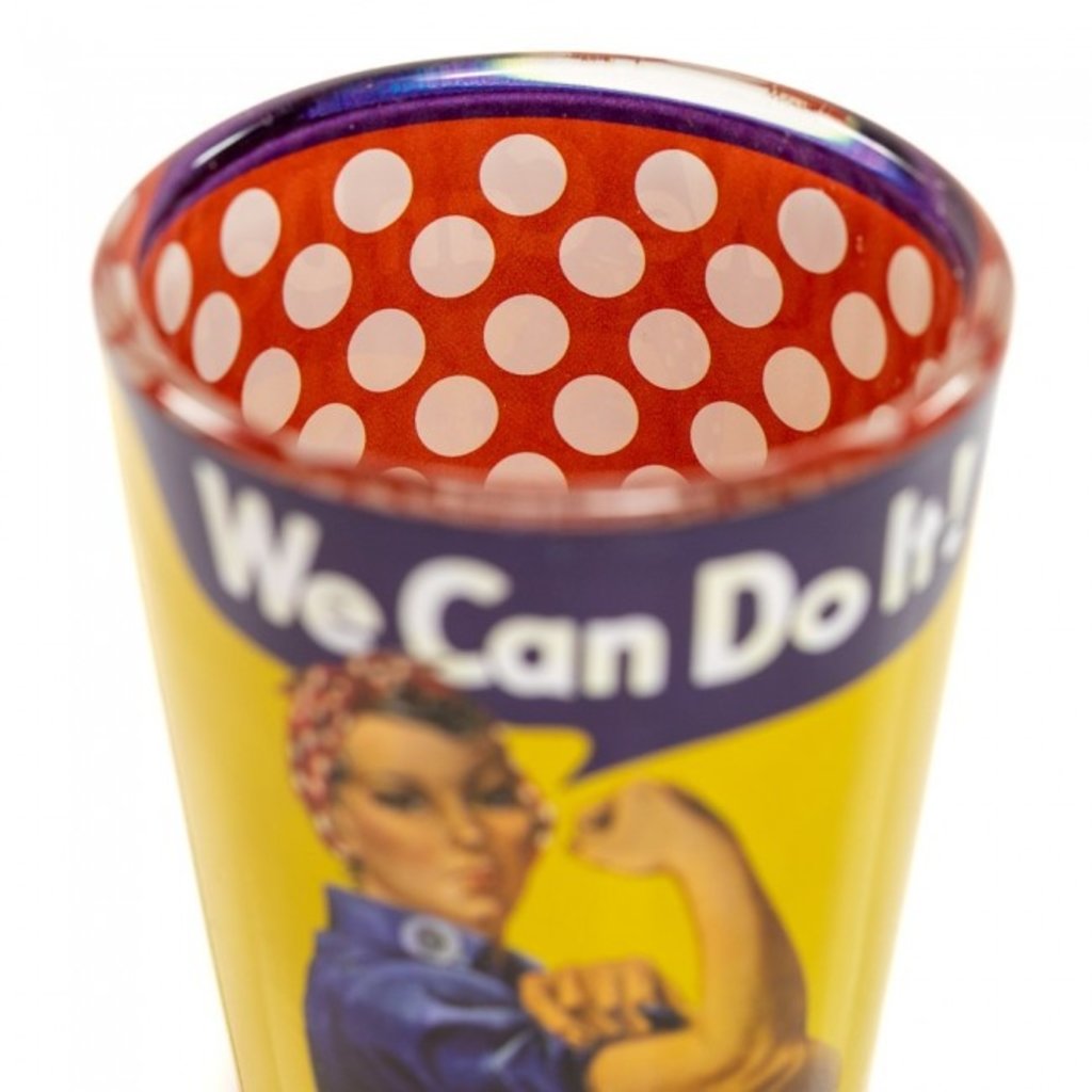 Rosie the Riveter Shot Glass