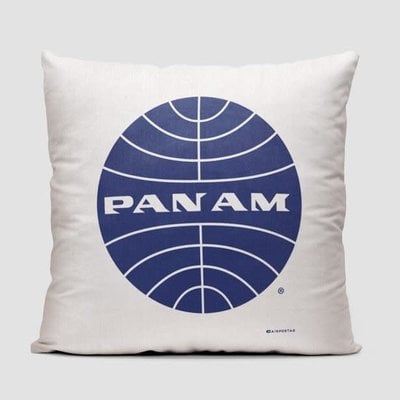 Pan Am Logo Pillow Cover