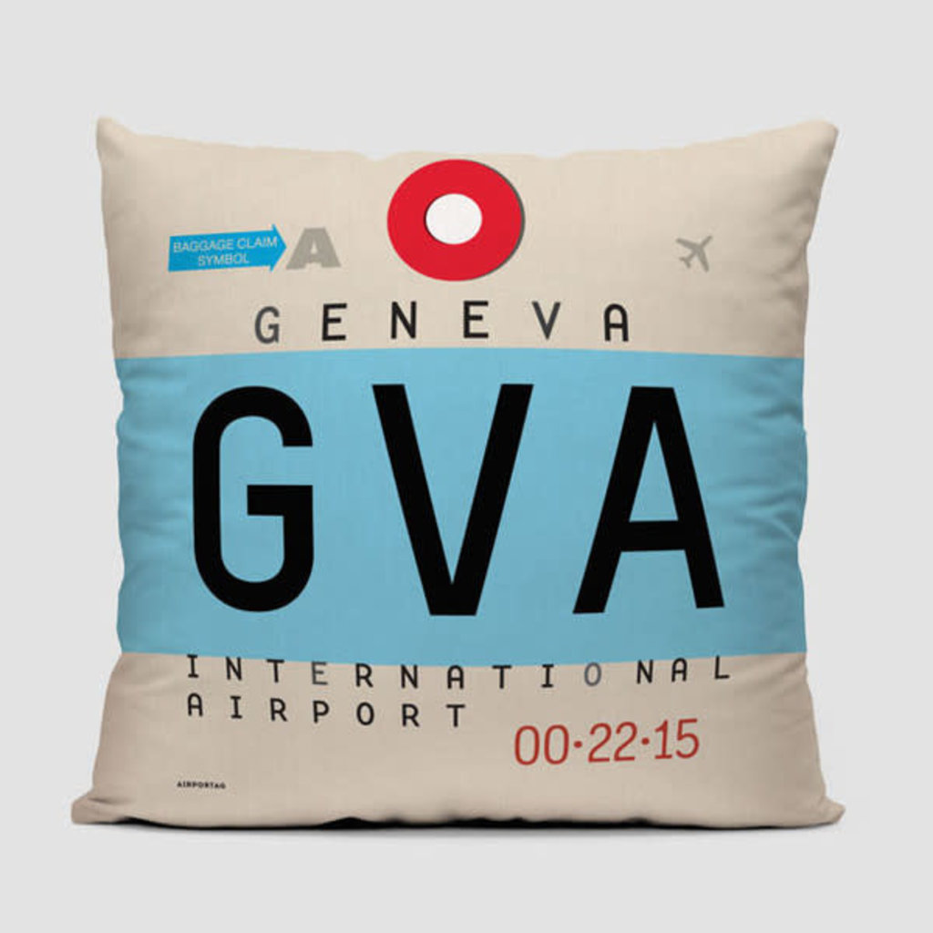 GVA Pillow Cover - Geneva, Switzerland