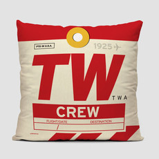 Airportag TW Crew Tag Pillow Cover