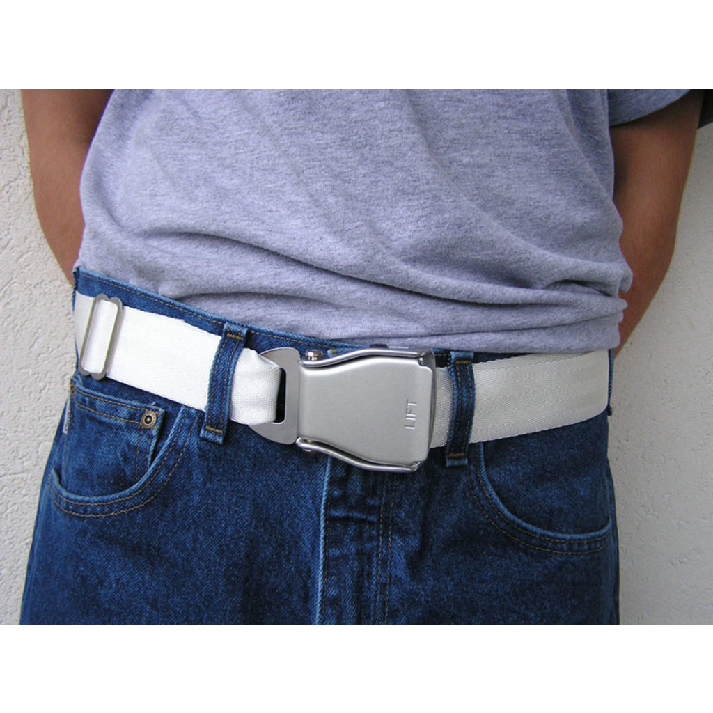 SKB1- SkyBelt w/buckle Sun Valley - White