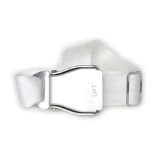 SKB1- SkyBelt w/buckle Sun Valley - White