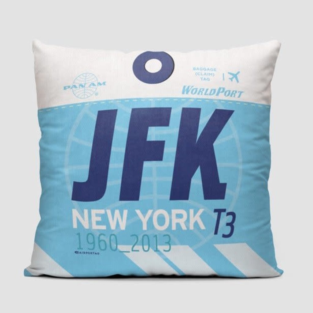 JFK Pan Am World Port Pillow Cover