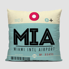 MIA Pillow Cover - Miami