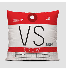 VS Crew Tag Pillow Cover