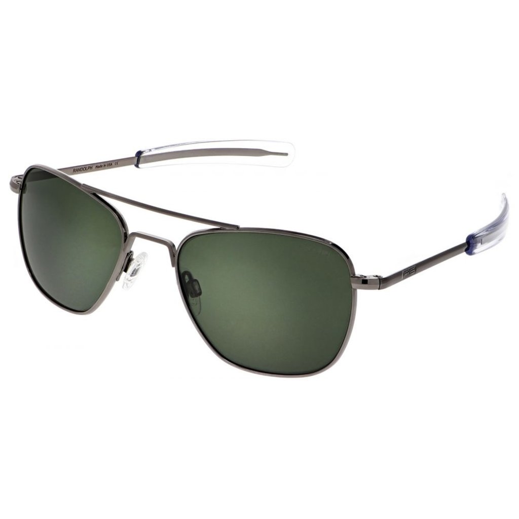 Randolph Aviator Gun Metal Sunglasses