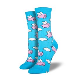 Women's "When Pigs Fly" Socks