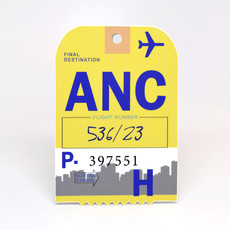 ANC Baggage Tag Die-Cut Sticker