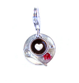 First Class Latte Cup Charm