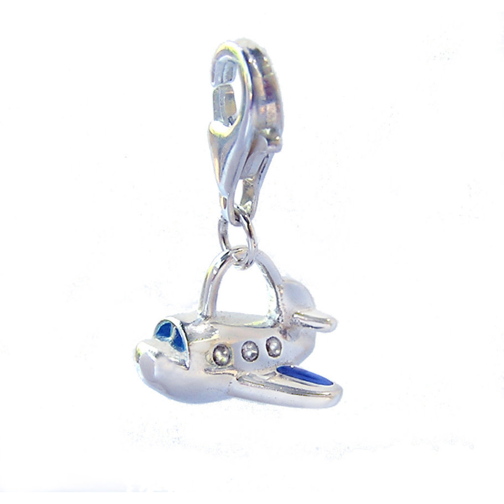 Propeller Plane Dangle Charm