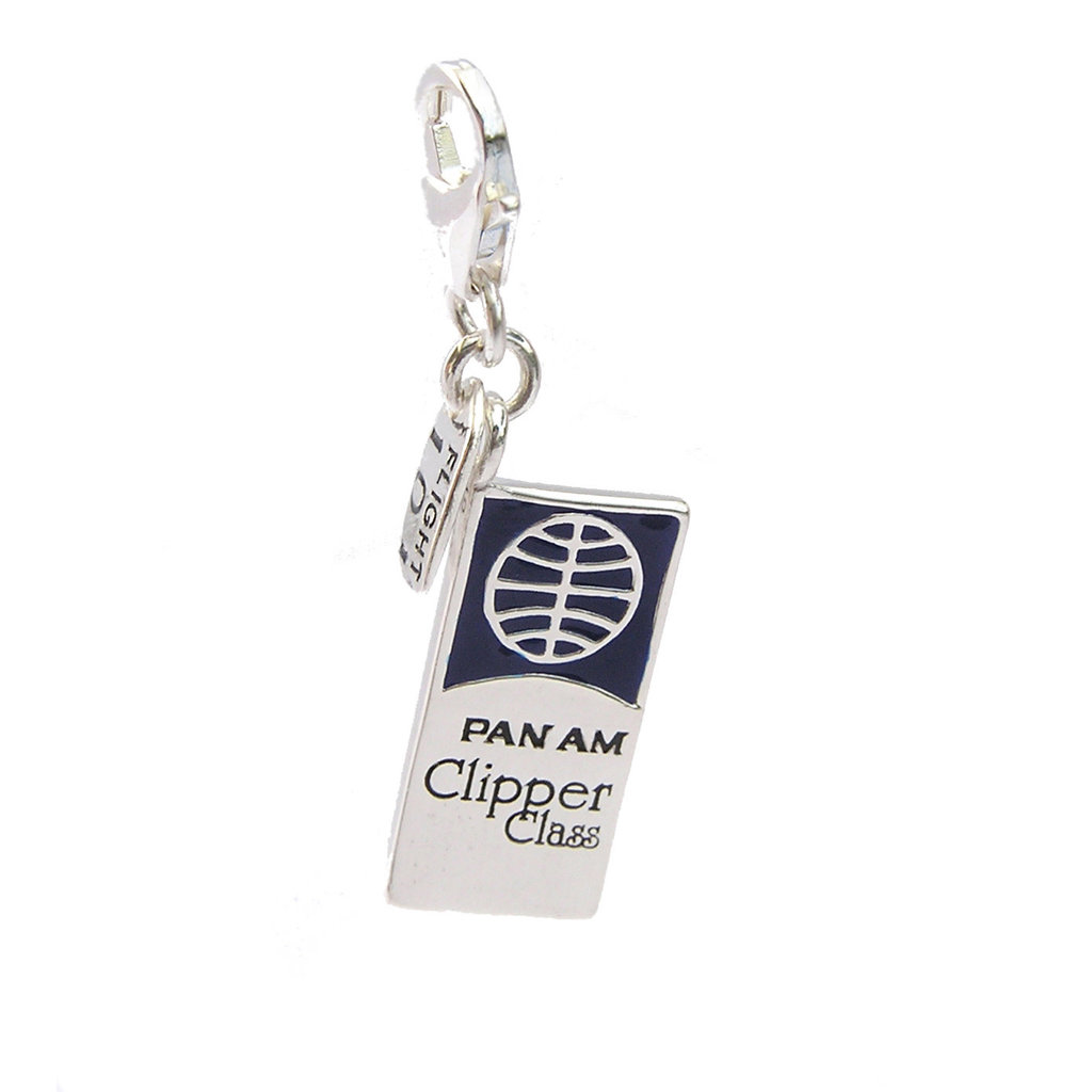 First Class Pan Am Ticket Charm