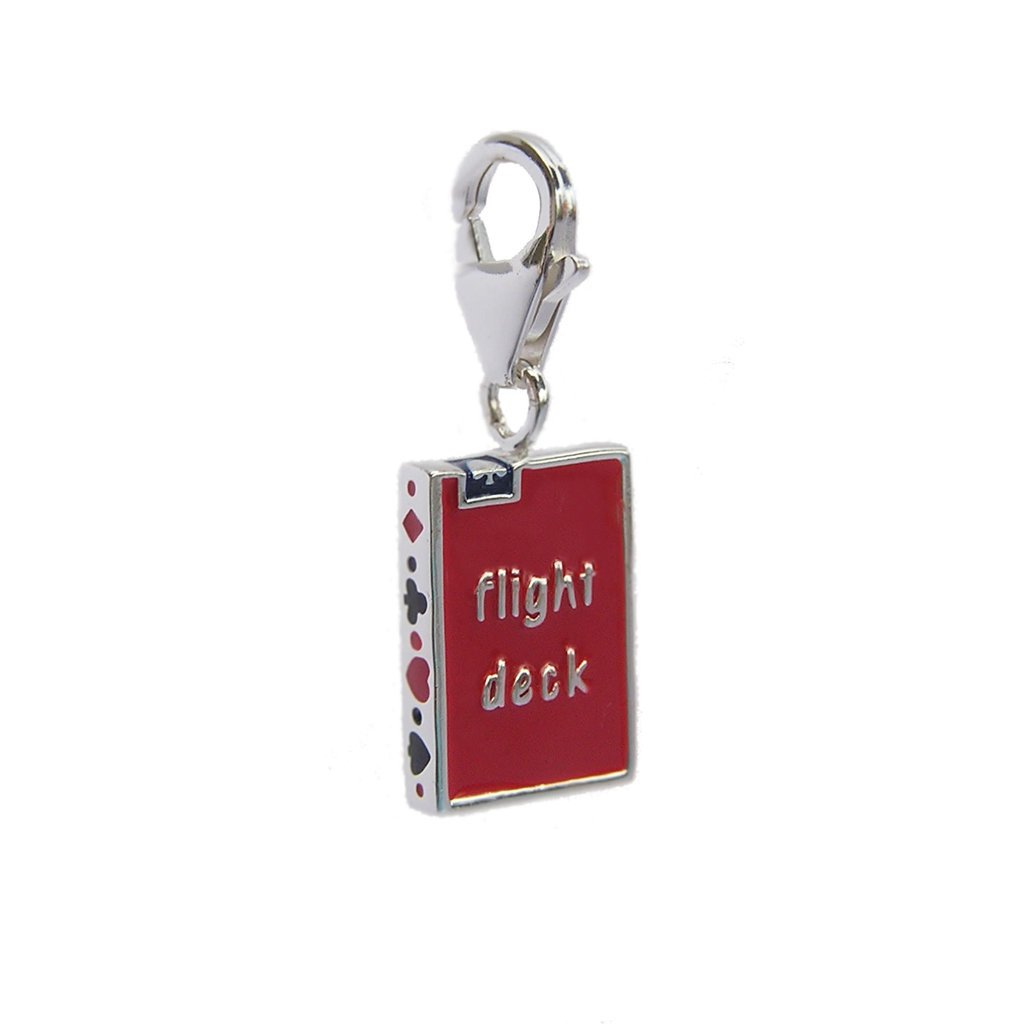 First Class Deck of Cards Charm