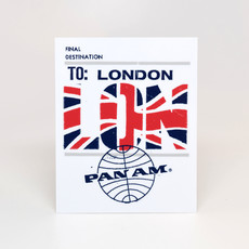 Pan Am London Die-Cut Sticker
