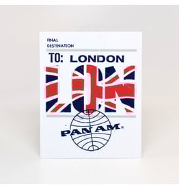 Pan Am London Sticker