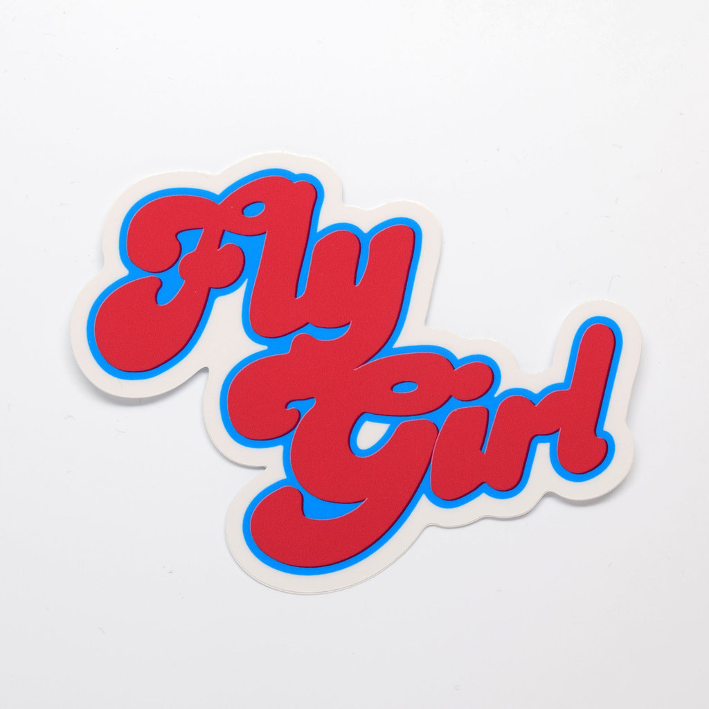 Fly Girl Die-Cut Sticker