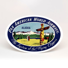 Pan Am Alaska Die-Cut Sticker