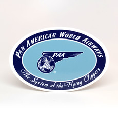 Pan American World Airways Die-Cut Sticker