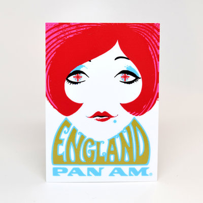 Pan Am England 'Twiggy' Sticker