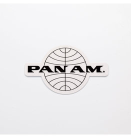 Pan Am Black Word Logo Sticker