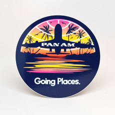 Pan Am Going Places Die-Cut Sticker