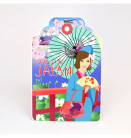 Jenny in Japan Luggage Tag Sticker