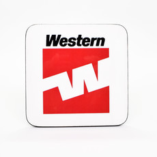 WHVA- Western Logo Airline Coaster