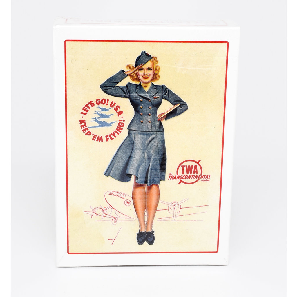 WHVA- Vintage TWA Pin Up Girl Playing Cards
