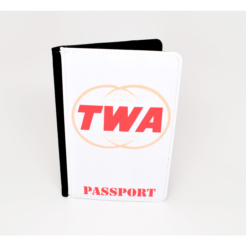 WHVA- TWA Double Globe Logo Passport Cover