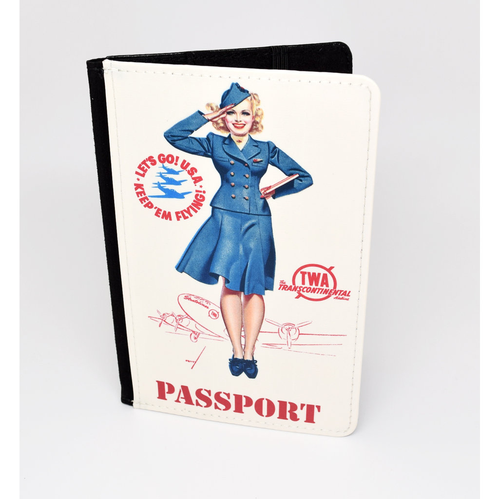 TWA Pin Up Girl Passport Case - Planewear