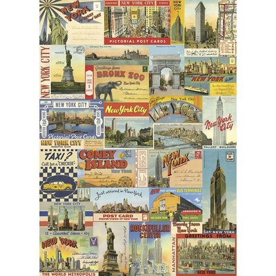 WHCV- New York City Postcards Poster & Wrap