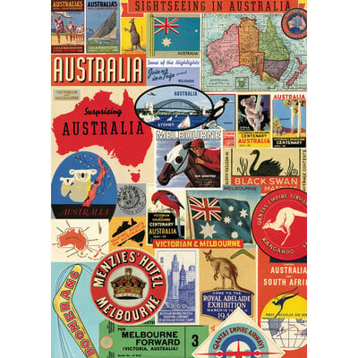 WHCV- Australia Collage  Poster & Wrap