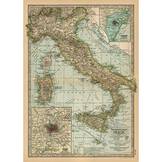 WHCV- Italy Map Poster & Wrap