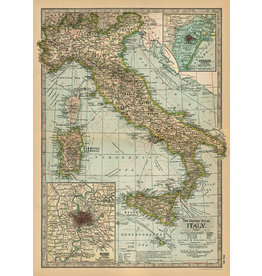 WHCV- Italy Map Poster & Wrap