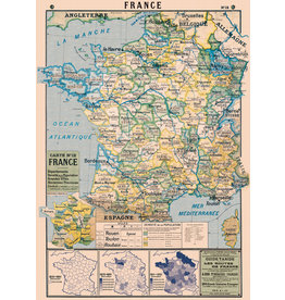 WHCV- France Map Poster & Wrap