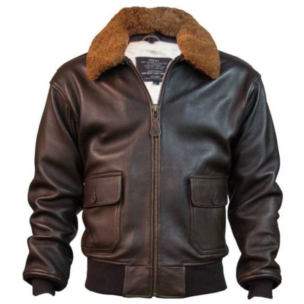 Cockpit USA Navy G-1 Antique Lamb Leather Jacket Brown Small | sites ...