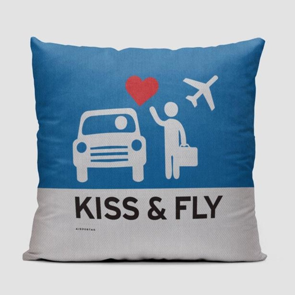 Kiss & Fly Pillow Cover