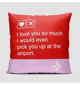 I Love you so much... Pillow Cover