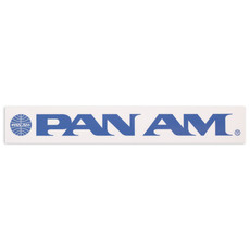 Pan Am Blue Word Logo Die-Cut Sticker