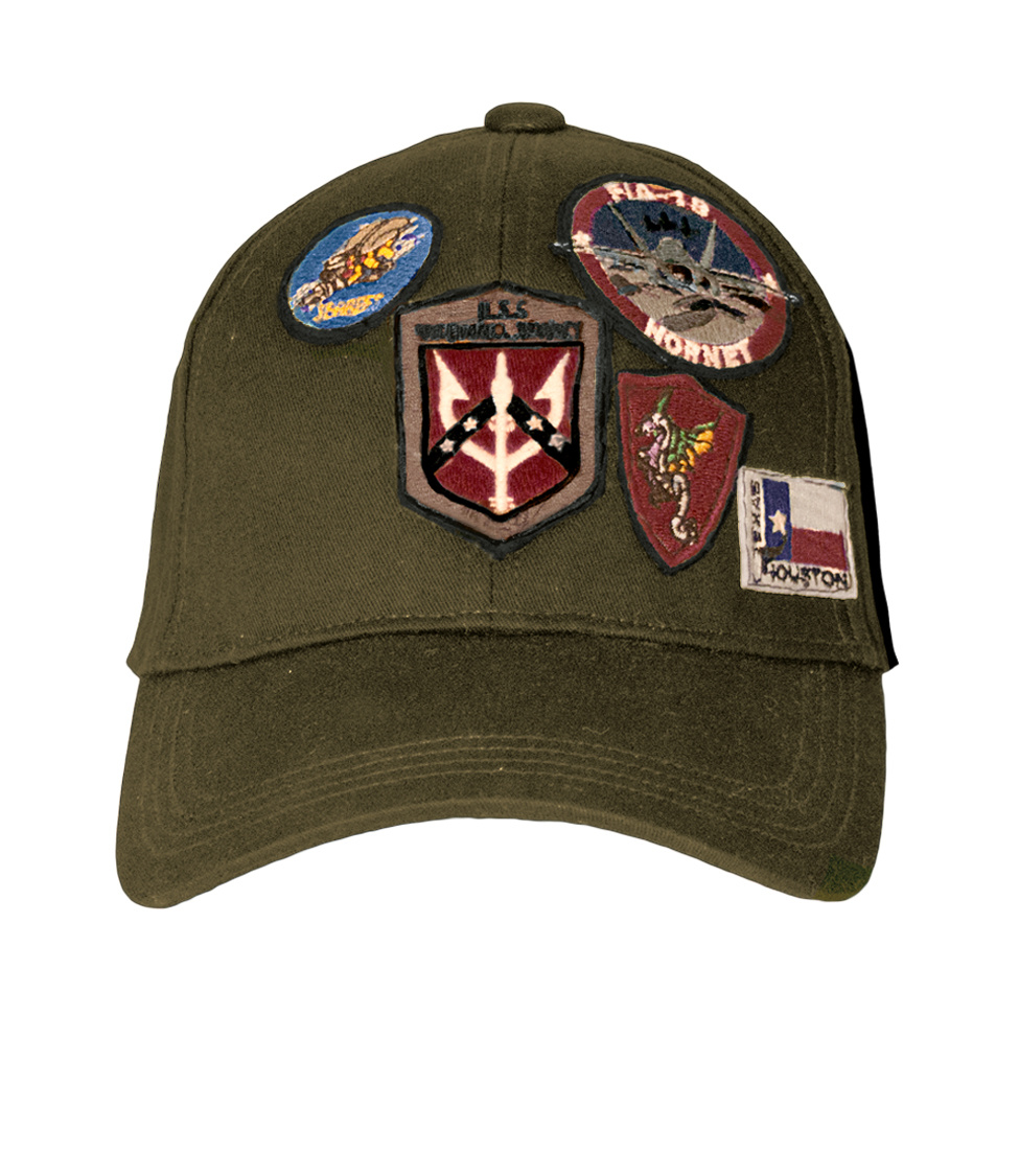 Top Gun® with Patches-Olive Cap - Planewear