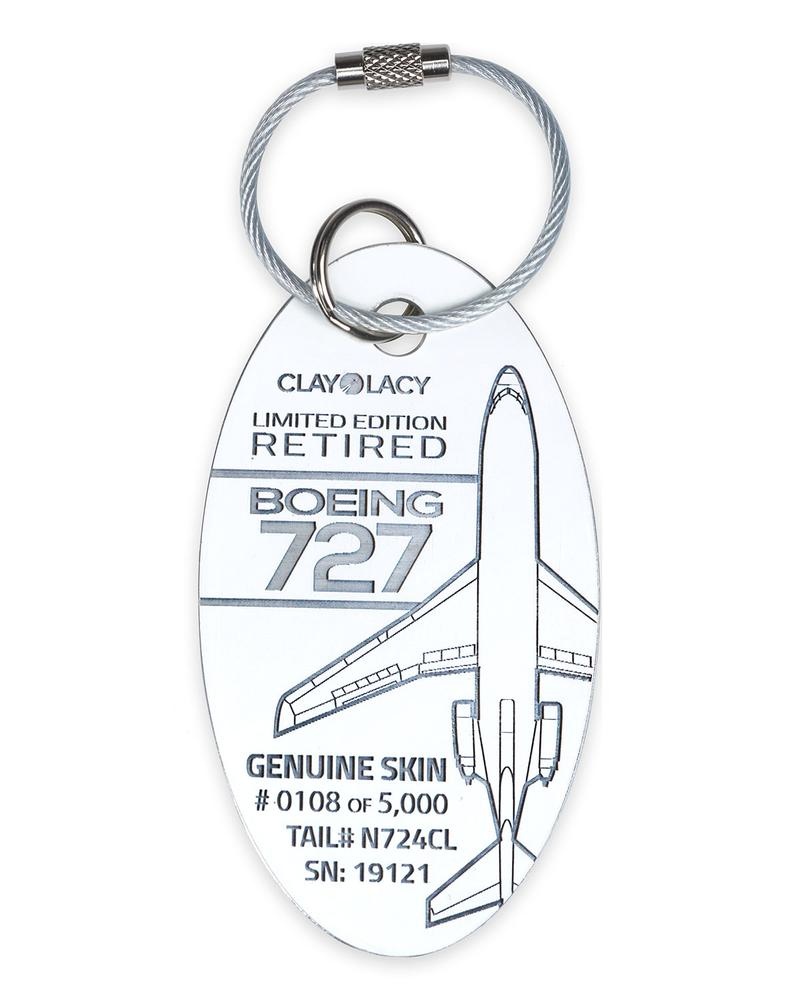 Plane Tag Boeing 727 Y2K 