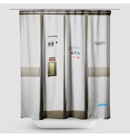 AIRPORTAG Lavatory Shower Curtain