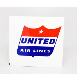 United 1950's Shield Logo Sticker