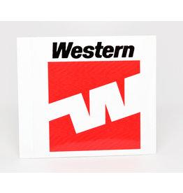 Western 70's Flying W Logo Sticker