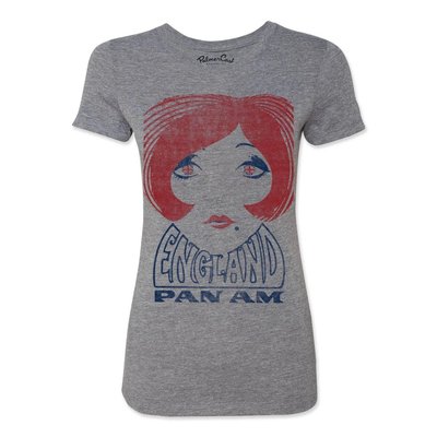 WHPC- Pan Am England 'Twiggy' Grey Womens T-shirt