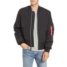 Mens MA-1 Flight Jacket - Black