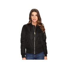 Womens MA-1 Flight Jacket Black