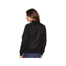 Womens MA-1 Flight Jacket Black