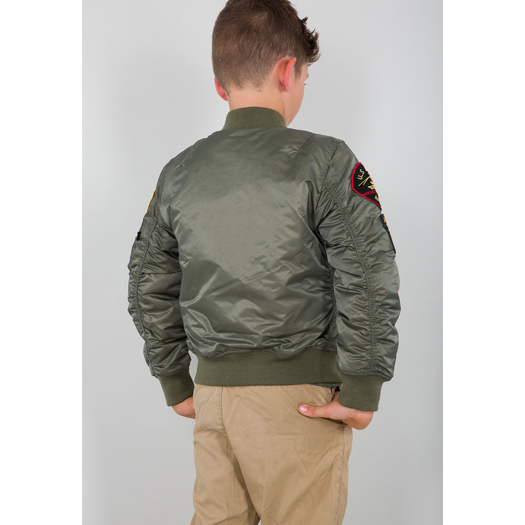 Kids MA-1 Jacket with Patches-Disc