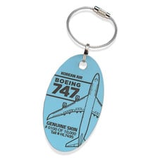 Plane Tag Boeing Korean Air 747-400 Series