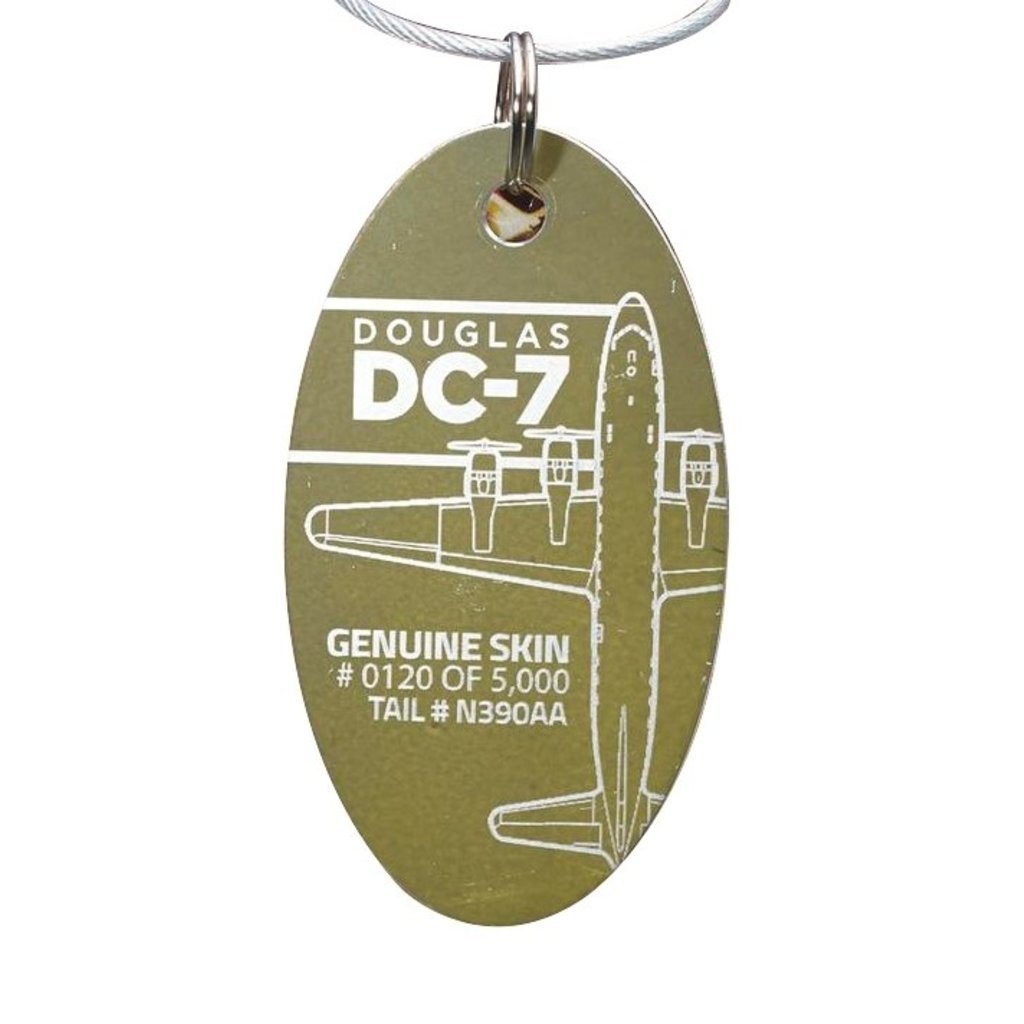 Plane Tag Douglas DC-7 Soplata Collection